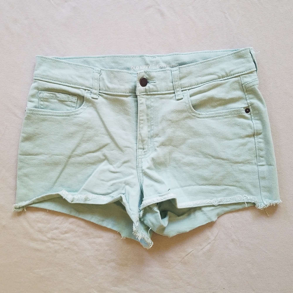 Aqua Boyfriend Shorts (Old Navy)